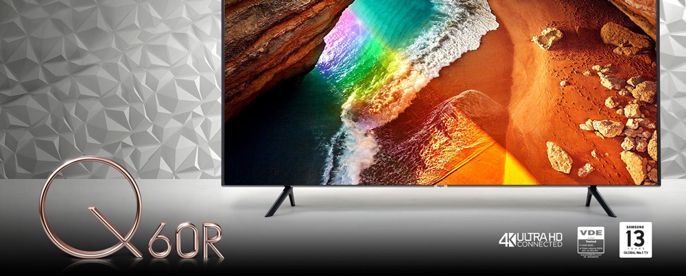 تلویزیون 65 اینچ ۴K QLED سامسونگ مدل Q60R | QE65Q60RAT